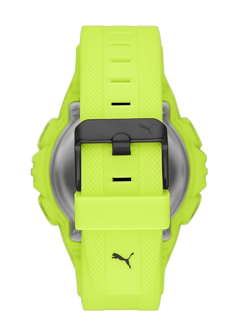PUMA - Digital Quartz Watch for Men With Silicone Band- 10 ATM - PU P5041 - Image 1