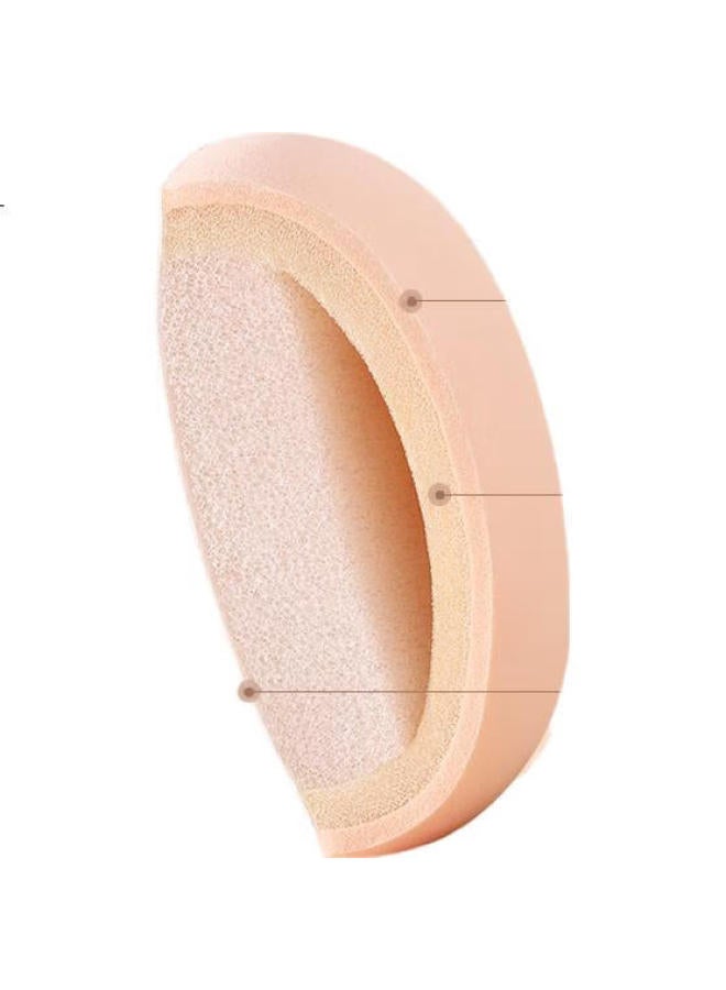 Uplus Cotton Candy Air Cushion Powder Puff Triangle Rice Ball Powder Puff 2 Pieces, Wet And Dry Dual-Use 100% Air Cushion Powder Puff - Image 2