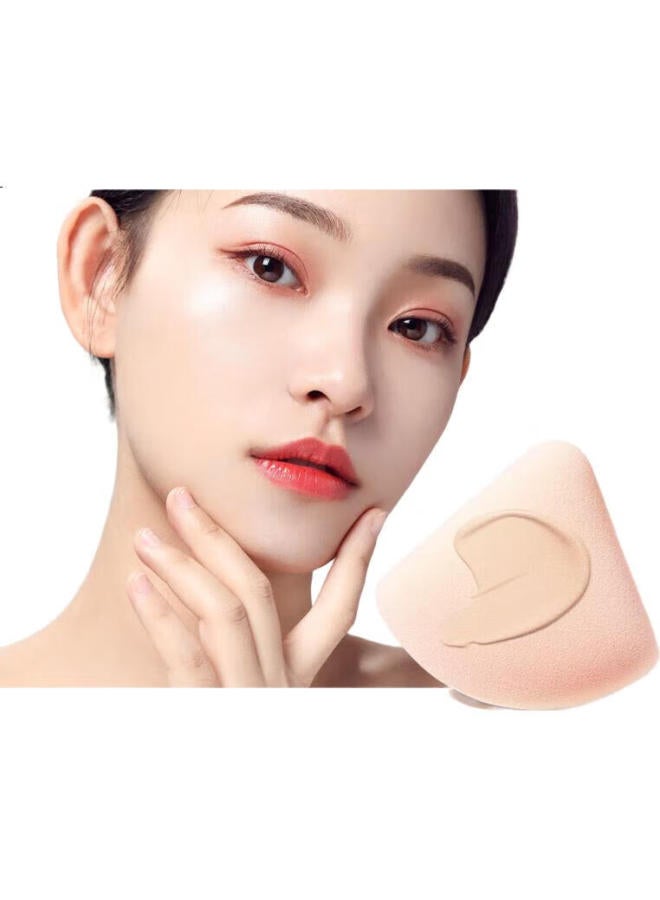 Uplus Cotton Candy Air Cushion Powder Puff Triangle Rice Ball Powder Puff 2 Pieces, Wet And Dry Dual-Use 100% Air Cushion Powder Puff - Image 1