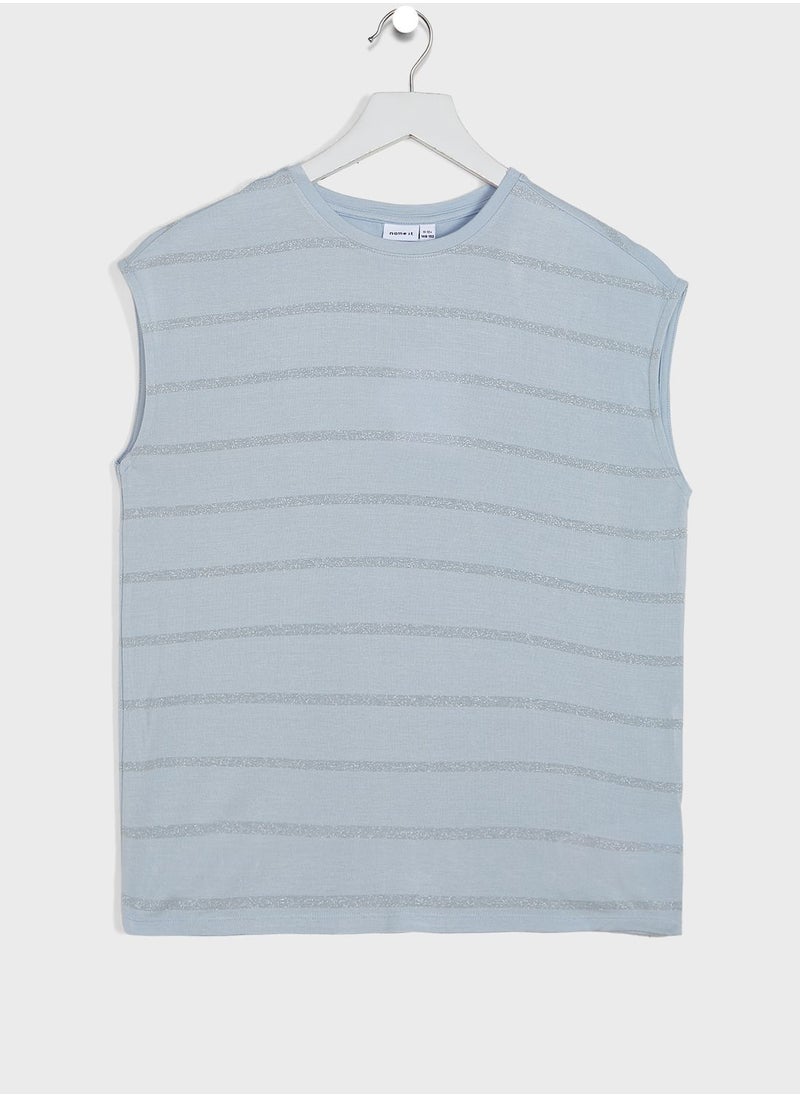NAME IT Youth Stripe Top  - Image 1