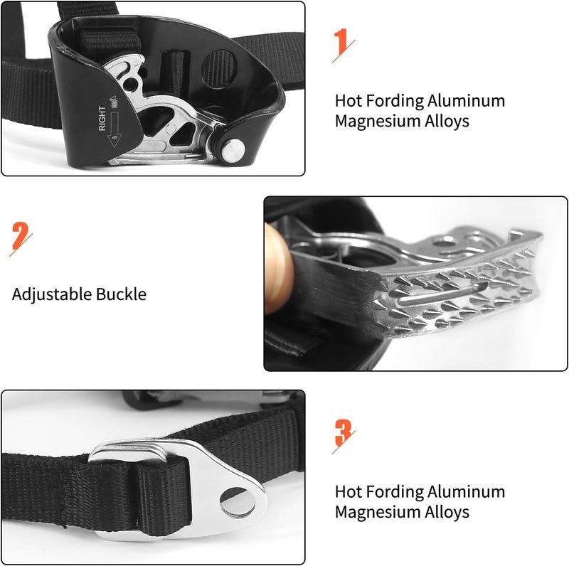 Newdoar Foot Ascender Riser Rock Climbing Mountaineering Equipment Climbing Device - Image 3