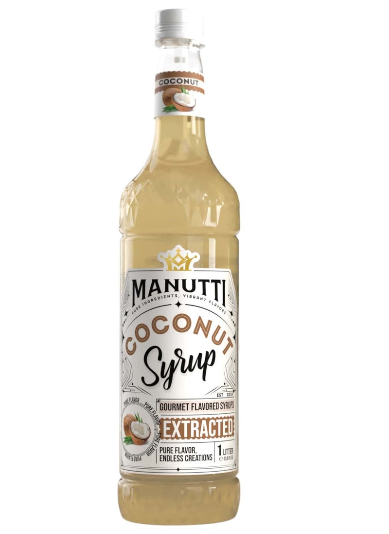 Manutti - Coconut Syrup 1 Liter - Image 1