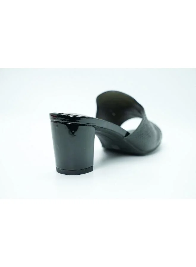 Michelle Morgan Black 092-3035 Michelle Morgan Elegant Heeled Mules 213RC192 Black for Women | Best Price UAE