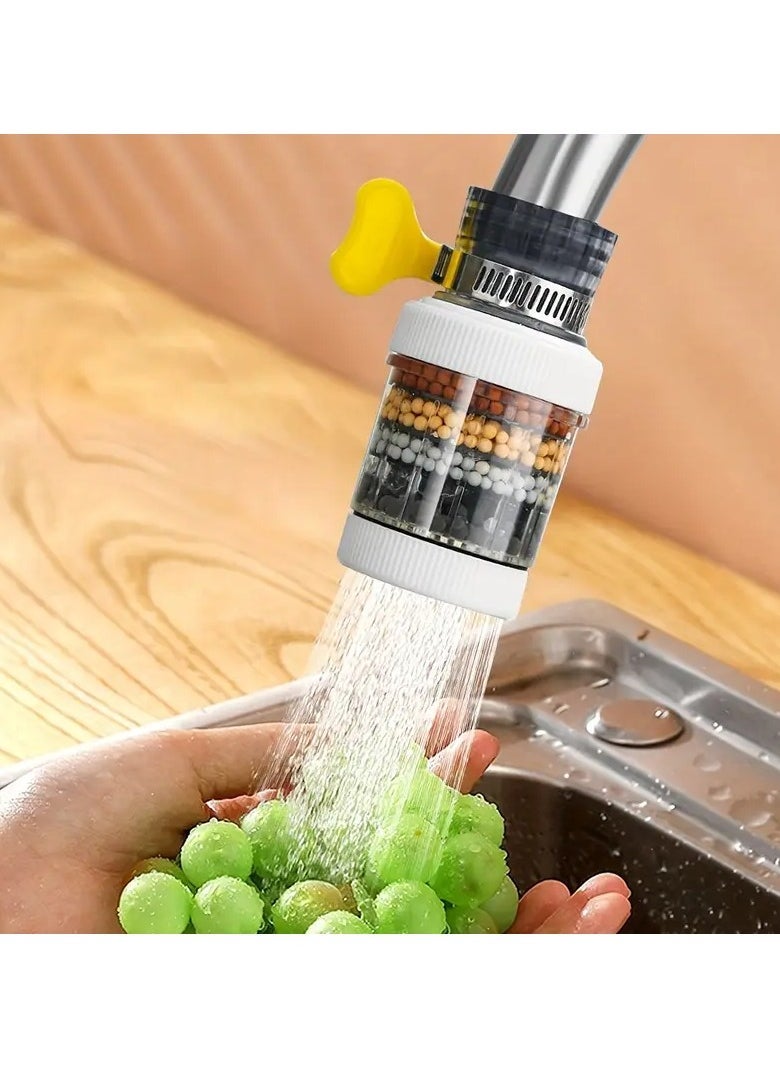 Rozino 1pc Six-layer Filter Cylindrical Bubbler, Faucet Filter Splash-proof Head Bubbler - Image 4