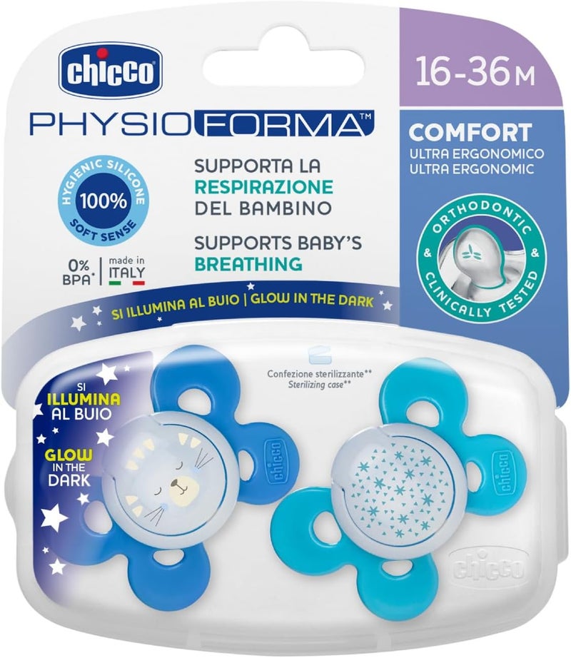 Chicco Physio Comfort Silicone Pacifier for Babies (16-36 Months) - Image 1