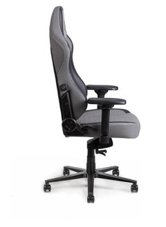 نافو كرسي ألعاب Navodesk APEX Cloud Leather Ergonomic - ظهر مرتفع بزاوية 155 درجة، مساند ذراع معدنية رباعية الأبعاد، مسند رأس من إسفنج الذاكرة المغناطيسي، دعم قطني قابل للتعديل، عجلات 60 مم، لون رمادي نهائي | APEX-NX-GY  - Image 5