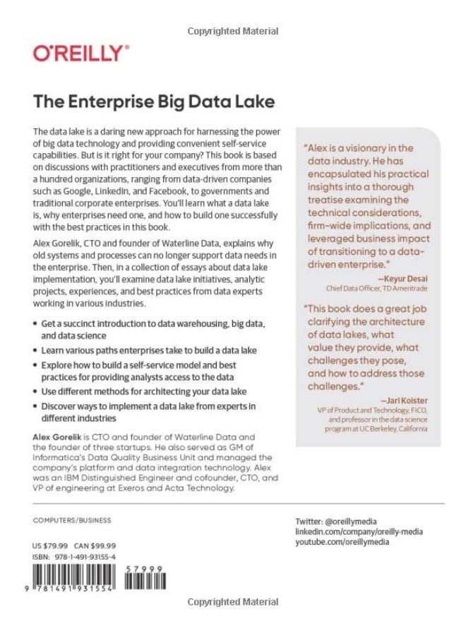 The Enterprise Big Data Lake : Delivering the Promise of Big Data and Data Science - Image 2