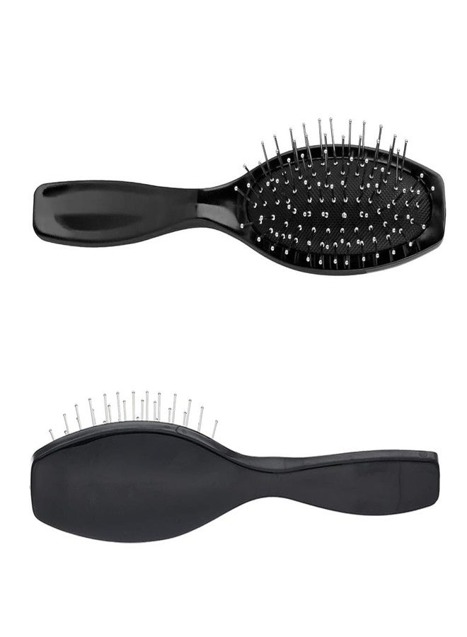 VIVIAN Classic Cushion Black Hair Brush, Anti-static ball tips, for Grooming, Straightening, Detangling Hair - Image 1