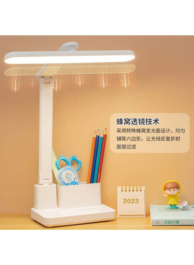 Bluejw Students Learn To Read Full-spectrum Desk Lamp Eye Protection National Aa Grade Certified Charging And Inserting Dual-purpose Desk Lamp Dormitory Charging - Image 5