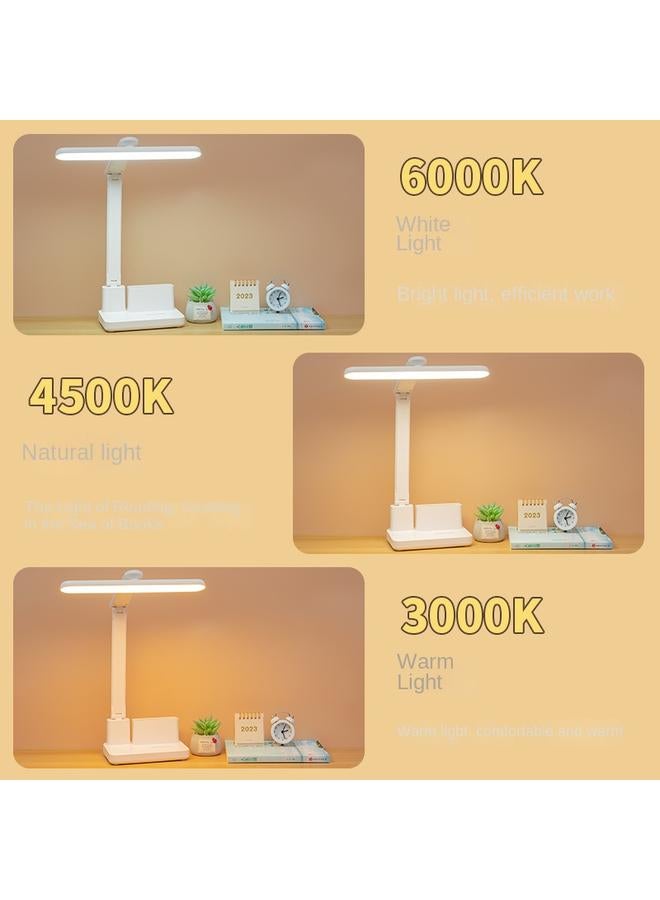 Bluejw Students Learn To Read Full-spectrum Desk Lamp Eye Protection National Aa Grade Certified Charging And Inserting Dual-purpose Desk Lamp Dormitory Charging - Image 4