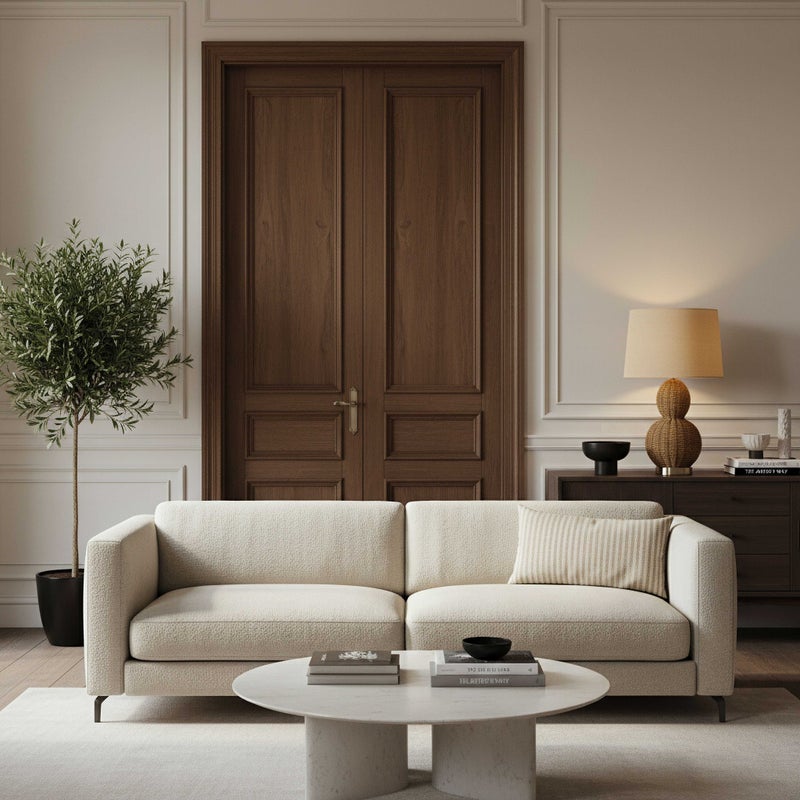 Home Box Naturel Grass Rope Table Lamp with Linen Shade - 36x62 cm - Image 4