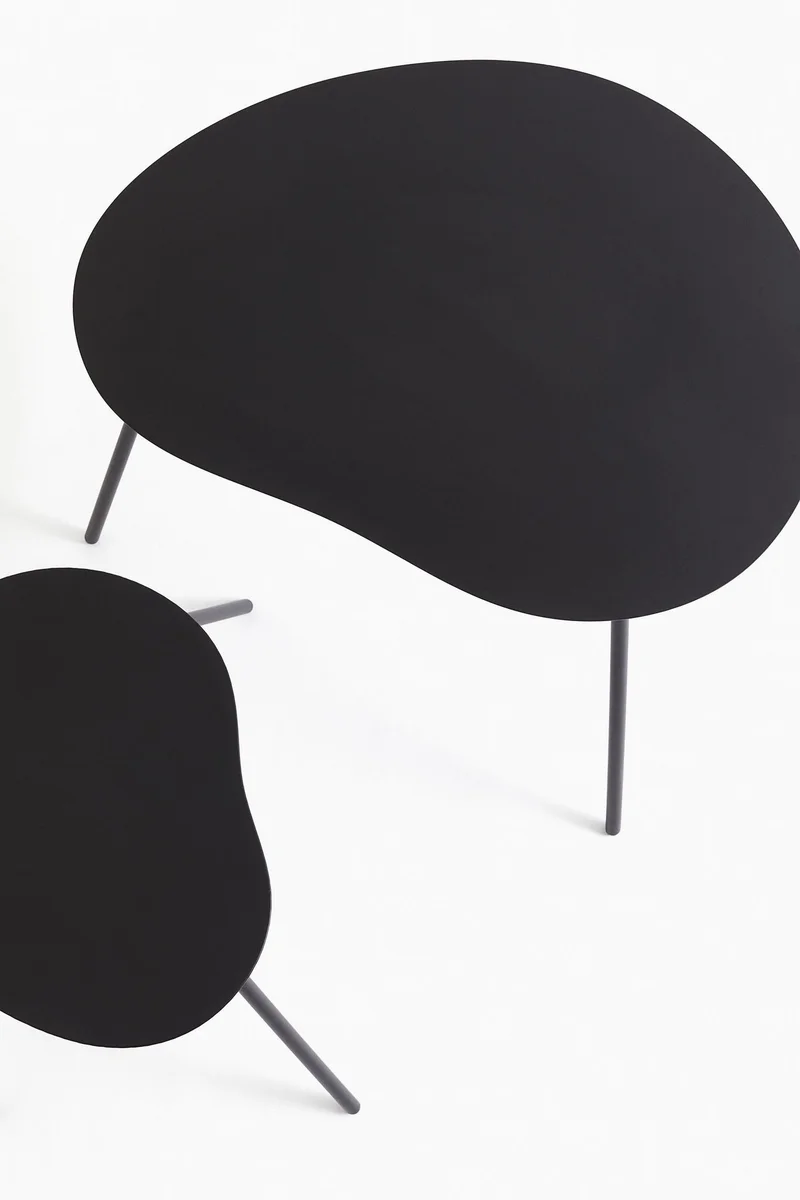 H&M Metal side table set