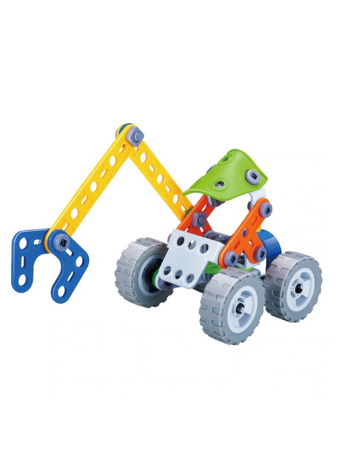 Clicko Build Play 10 Models Set – 179 Pieces Educational Building Toys for Kids – Includes Cars, Helicopter, Airplanes, Motorbike More – STEM Creative Construction Kit for Early Learning Problem Solving - Image 5