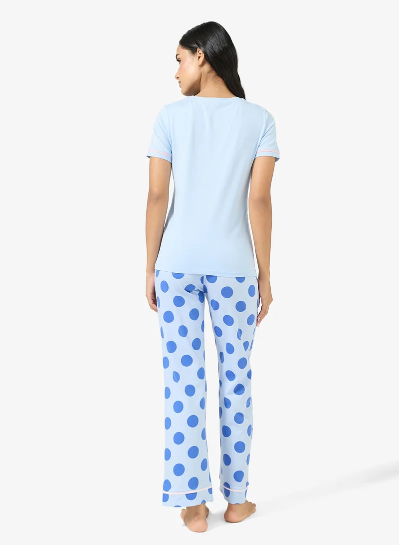 جينجر Graphic T-shirt & Pyjama Set