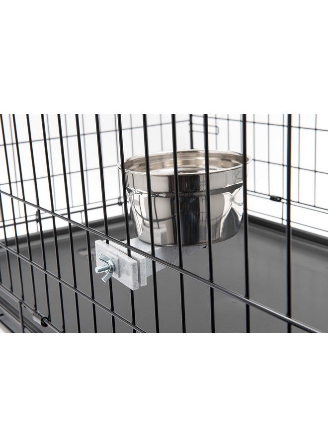 ليكسيت أوعية قفص ليكسيت سريعة القفل للحيوانات الصغيرة والطيور. (٢٠ أونصة، من الفولاذ المقاوم للصدأ) - Image 5