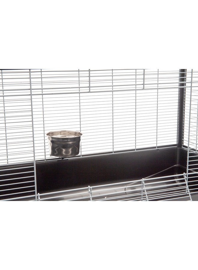 ليكسيت أوعية قفص ليكسيت سريعة القفل للحيوانات الصغيرة والطيور. (٢٠ أونصة، من الفولاذ المقاوم للصدأ) - Image 4