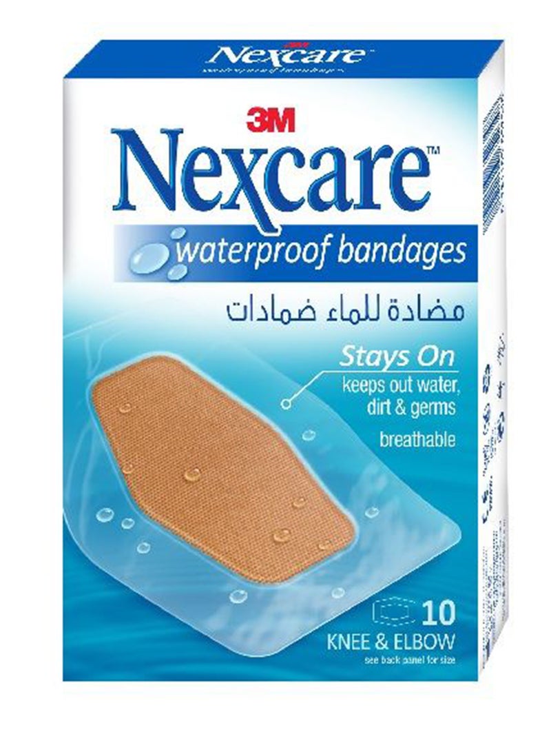 3M Waterproof Bandages 10'S