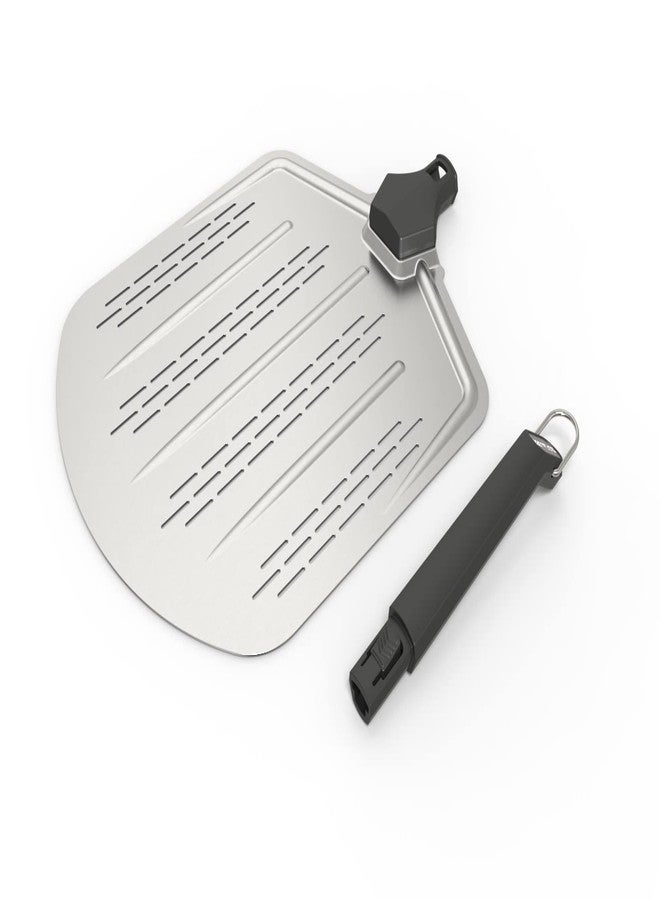 Witt 14"/36CM Perforated Pizza Peel - Ultra Thin Aluminum Peel for Retrieving Pizzas from The Pizza Oven with Ease - Image 2