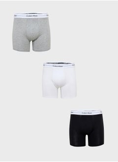CALVIN KLEIN Icon Cotton Stretch Boxer Brief - 3 Pack  - Image 1