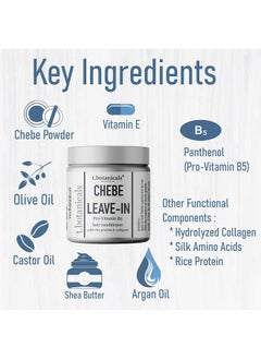 t.botanicals Chebe Leave In Conditioner Hair Growth With Provitamin B5 Thickening Strengthening Chebe Butter Chebe Powder Chebe Oil Silk Amino Acids Collagen (Lavender 8 Oz)  - Image 3
