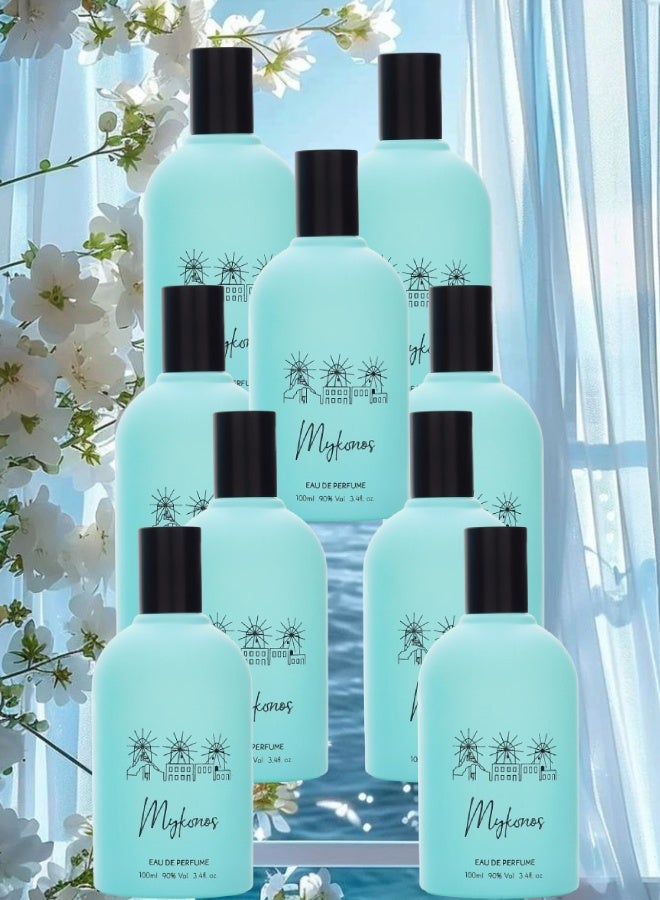 SALMAN SAFFRON 9 Pieces Mykonos Perfume 100ML - Image 1