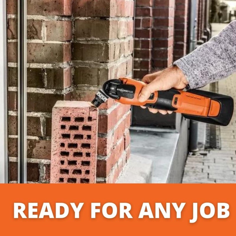 Fein Starlock E-Cut Carbide Pro Saw Blade - Precision Cutting for Hard Metals, Tempered Screws and Abrasive Materials, TiN Coated, 1-1/4" Width, 1-5/8" Length, 10-Pack - 63502236290 - Image 5