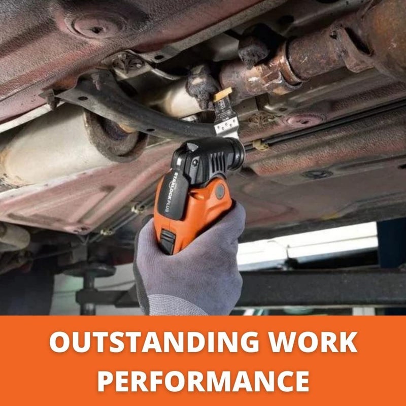 Fein Starlock E-Cut Carbide Pro Saw Blade - Precision Cutting for Hard Metals, Tempered Screws and Abrasive Materials, TiN Coated, 1-1/4" Width, 1-5/8" Length, 10-Pack - 63502236290 - Image 4