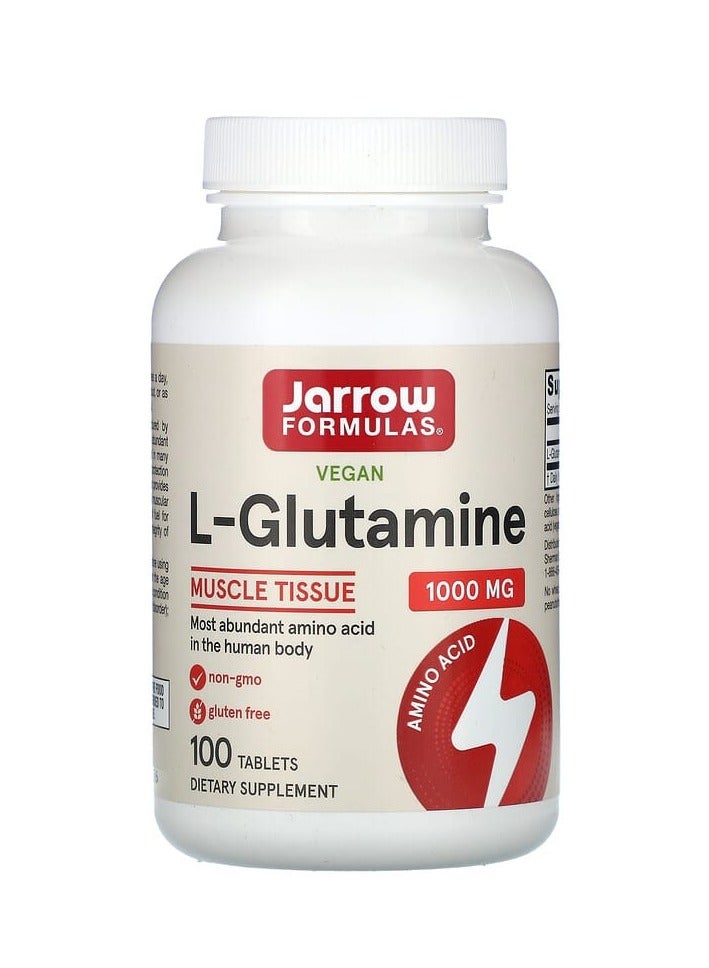jarrow formulas L-Glutamine, 1,000 mg, 100 Tablets