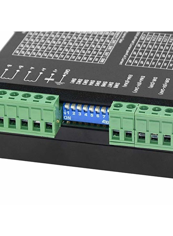 POLISI3D CNC Digital Microstep driver DM542 Stepper Motor Controller 2-phase Digital Stepper Motor Driver 20-50V DC Max 4.2A for Nema 17, Nema 23 and Nema 34 series stepper motor, Replace M542 M542H - Image 4