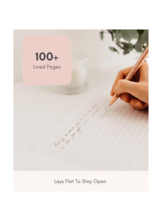 Wedding Guest Book - Elegant Guest Book Weddings Reception, Polaroid Guest Book for Wedding and Special Events - 100 Lined Pages for Wedding Sign in and Photos(PINK) - Image 3