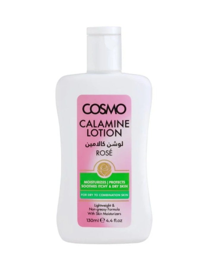 COSMO Calamine rose Lotion for Dry and Combination Skin 130 ml 