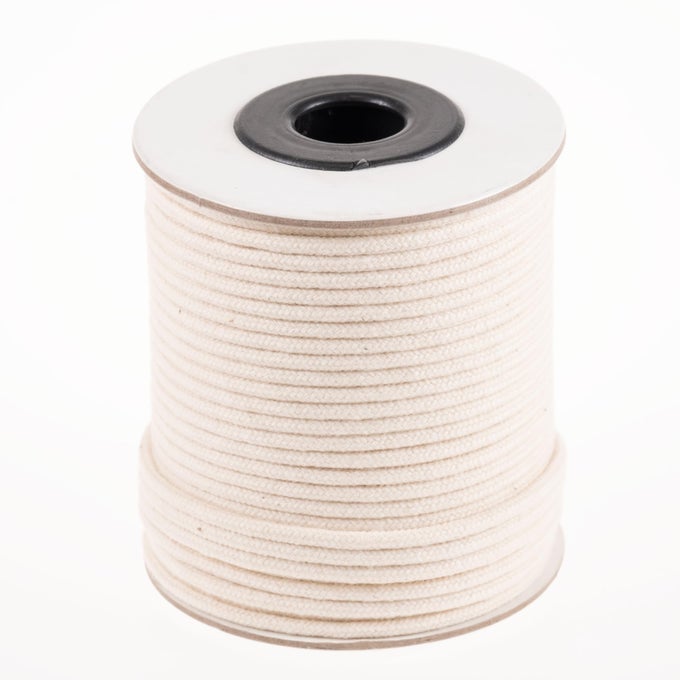 COTTON PIPING CORD 3MM X 30M NATURAL