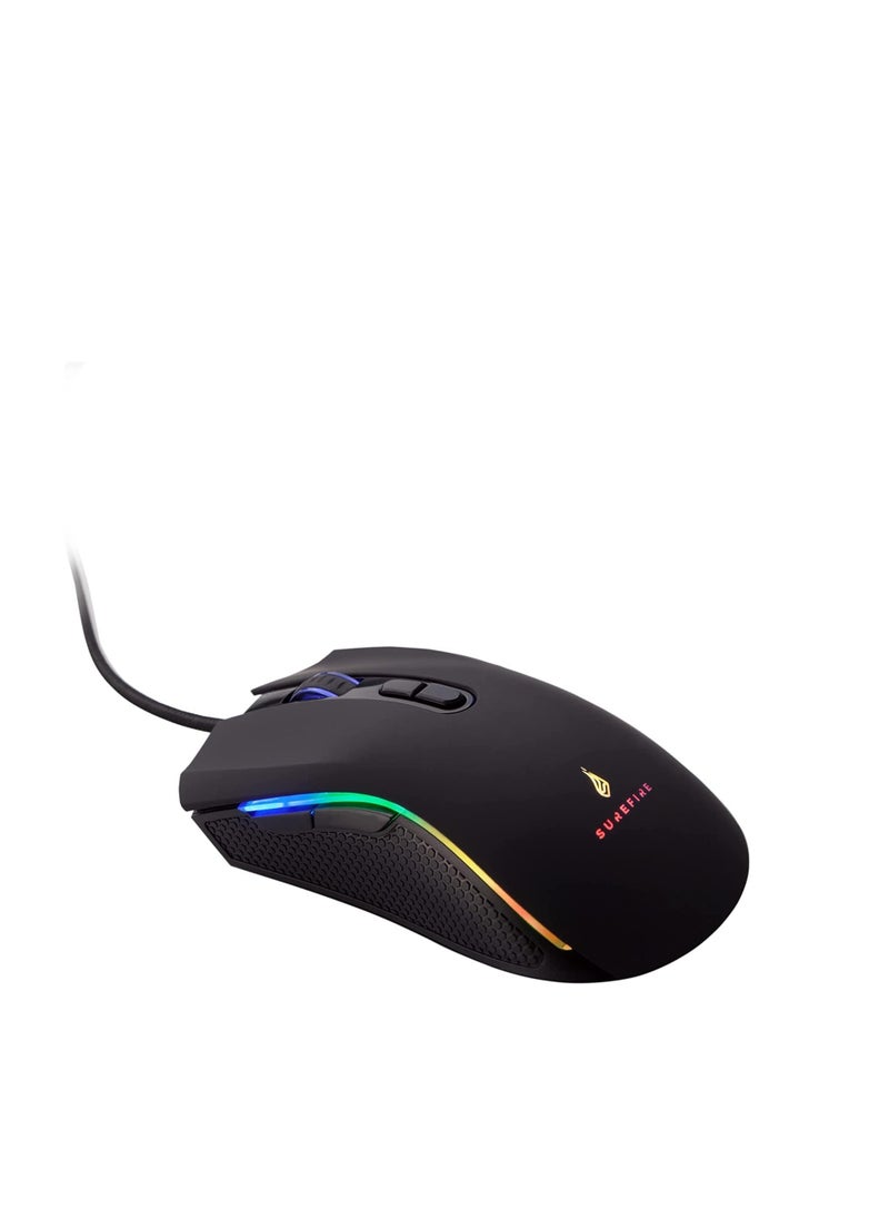 SureFire Hawk Claw Gaming 7-Button Mouse with RGB