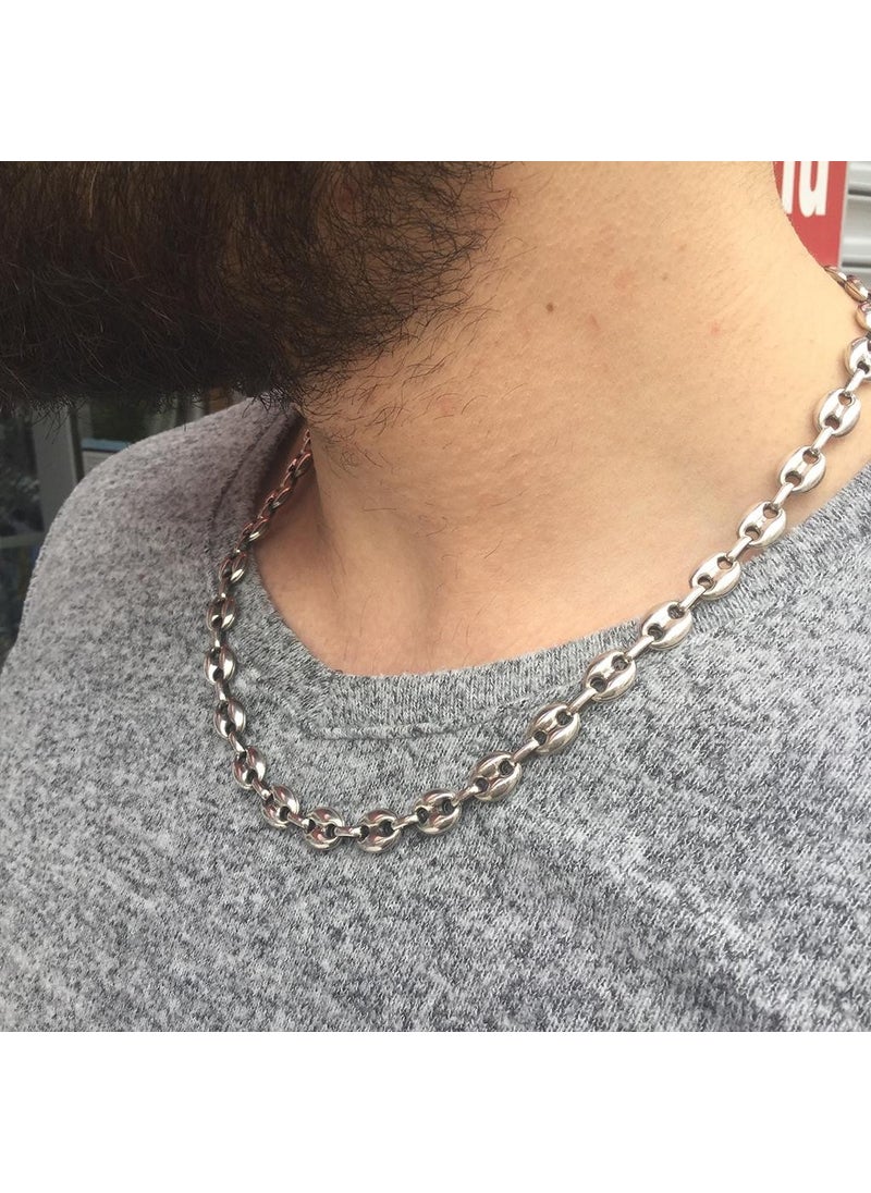Takı Dükkanı Jewelry Shop Silver Sailor Men's Necklace Chain 55CM 24GR msn17  - Image 4