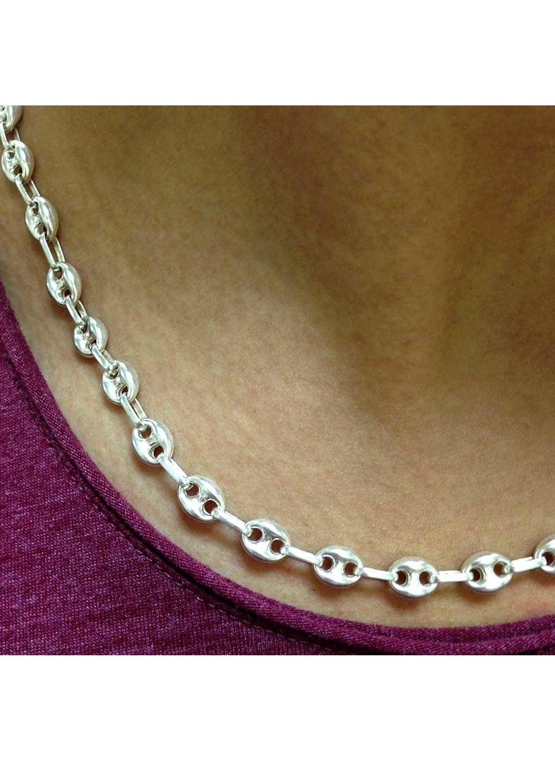 Takı Dükkanı Jewelry Shop Silver Sailor Men's Necklace Chain 55CM 24GR msn17  - Image 5