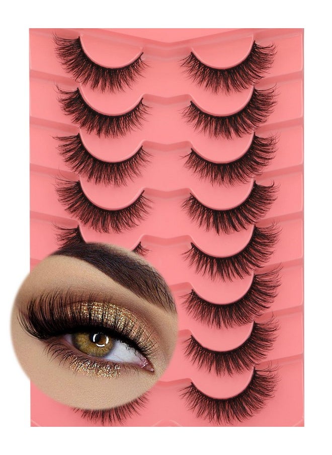 False Eyelashes Natural Mink Lashes 15Mm Wispy Curl Eyelashes 5D Fluffy Volume Cat Eye Fake Lashes Pack 8 Pairs By Yawamica - pzsku/ZA07904D0D882489E3E67Z/45/_/1706521192/2f7b4f55-e121-40c3-982c-ca14ea78b2bf