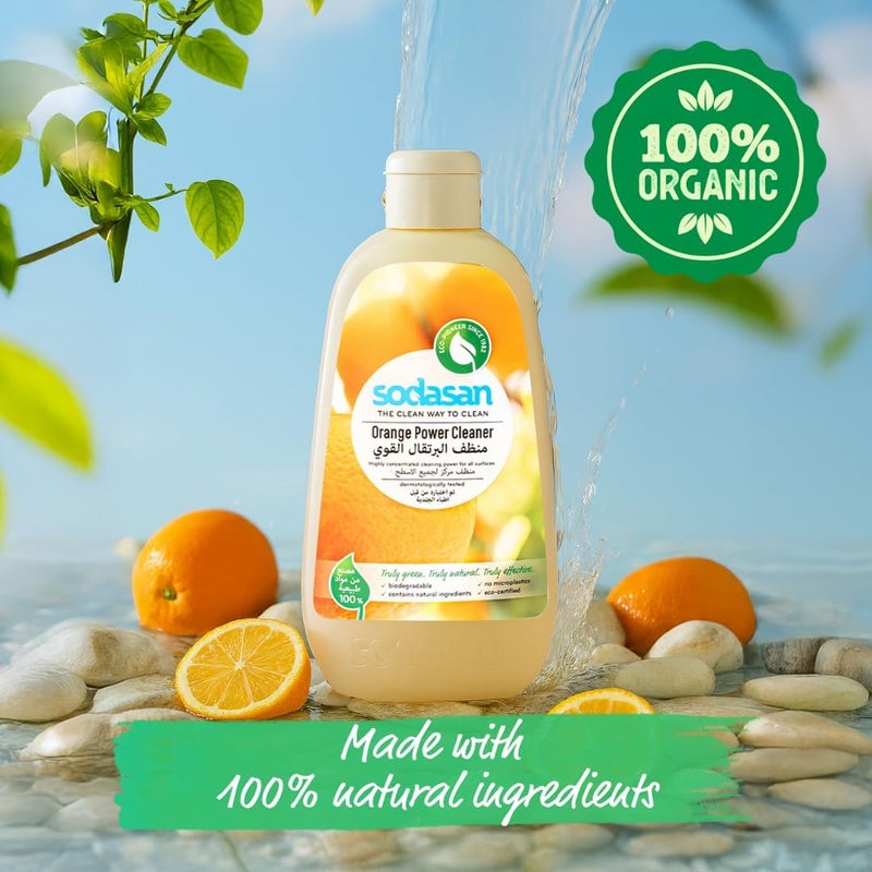 sodasan 100% Natural Orange Power Cleaner 500ml - Image 4