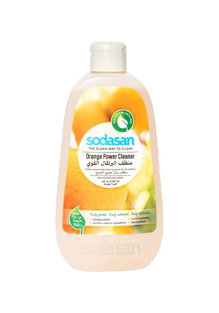sodasan 100% Natural Orange Power Cleaner 500ml - Image 1