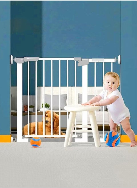 Safety Gate Baby Gate, Auto Close Indoor Safety Gates For Doorway Hallway And Stair Use, Safety Gate Height 75-94cm