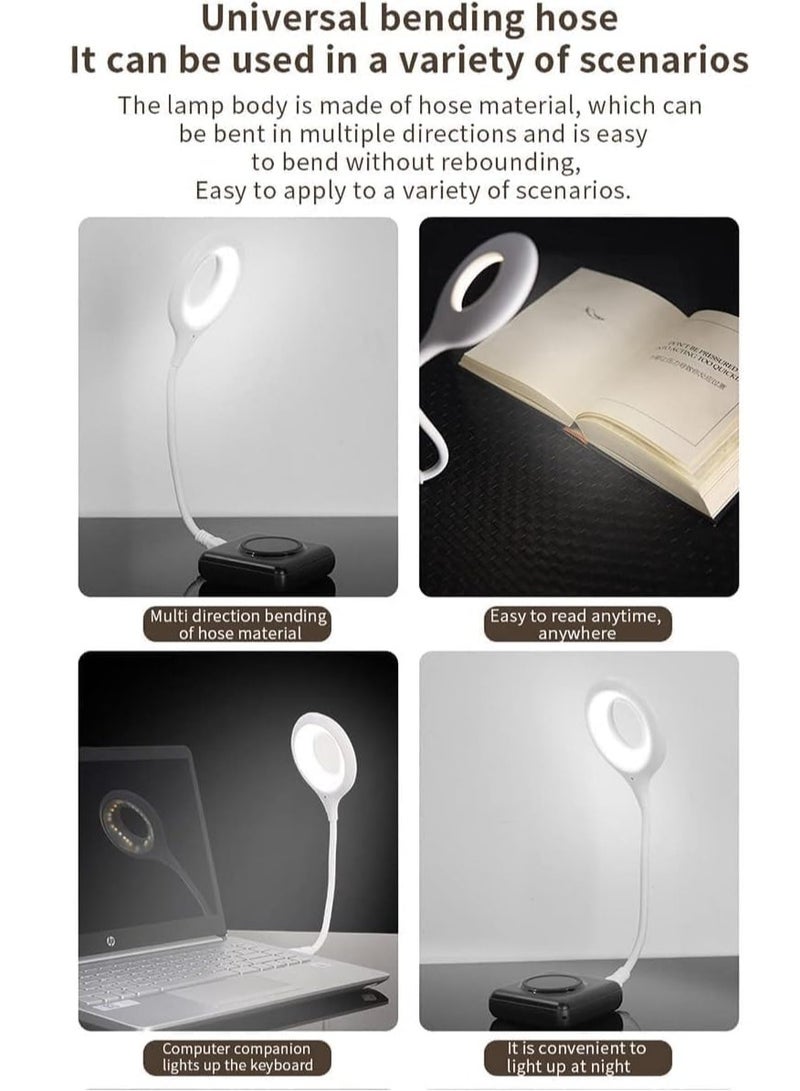 ELTRAZONE Voice Control USB Light for Laptop, Sound Activated 24 LED Night Lights for Bedroom, Lightweight Small LED Reading Light Lamp with Flexible Gooseneck for Power Bank Computer - Image 3