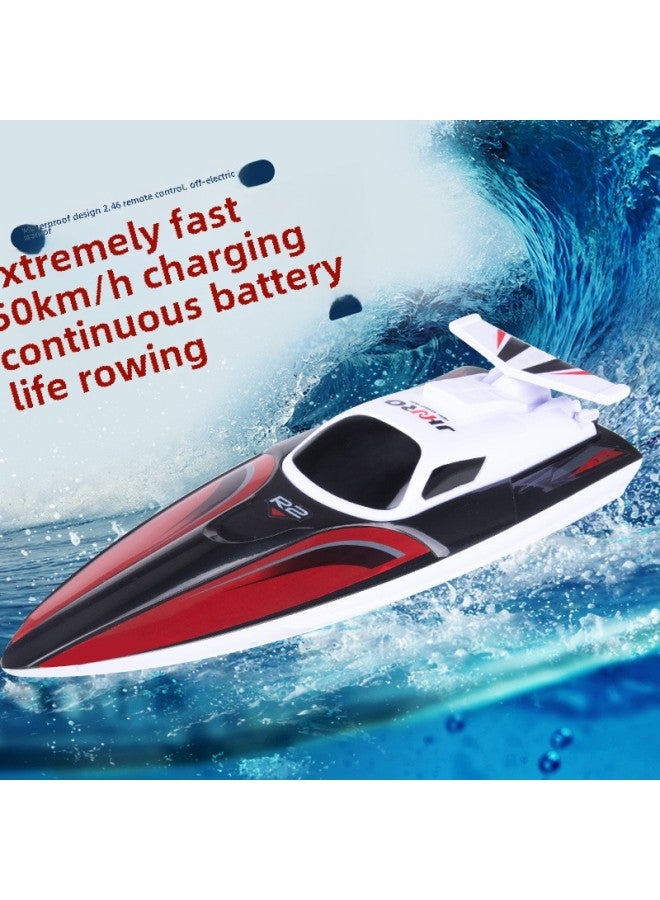 2.4G High-speed Remote Control Rowing Ultra-long Endurance Waterproof Dual-motor Powered Double Spiral Design Children's Toys-Color:remote Control Rowing Green  - Image 5