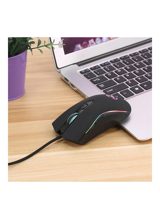 A869 Wired Gaming Optical Mouse Black - Image 2
