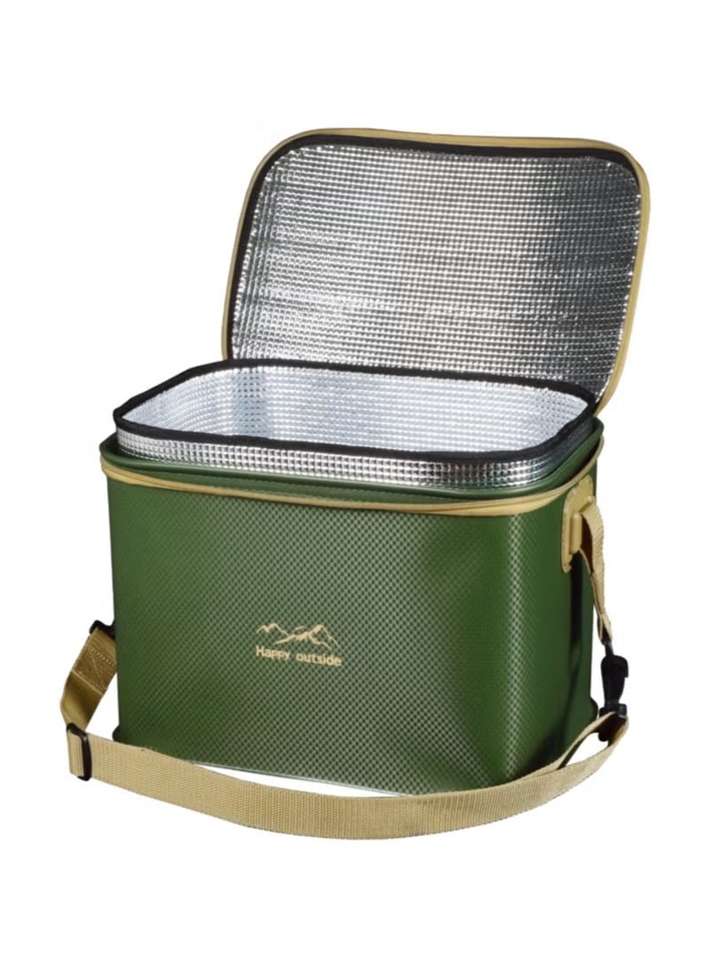 Happy outside 18-20L Thermal Insulated Cooler Bag Tote, Green - Image 4