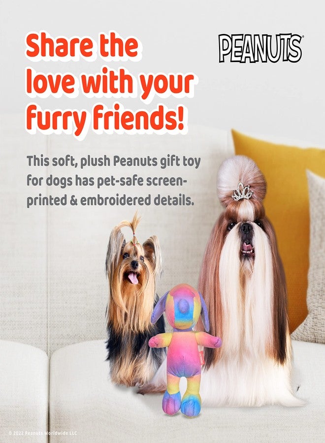 Peanuts Love Snoopy Rainbow Squeaker Pet Toy - Cute, Stuffed, Squeaky Toys for Dogs, Officially Licensed Products for Pets, 9 Inch - Image 5