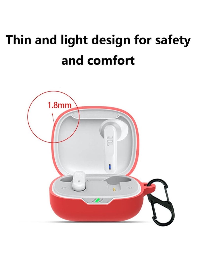 سيليكون حالة متوافق مع موجة جي بي إل 300TWS صدمة مقاومة الصفر سيليكون حالة مع هوك خاتم ( الأحمر ) - Image 4