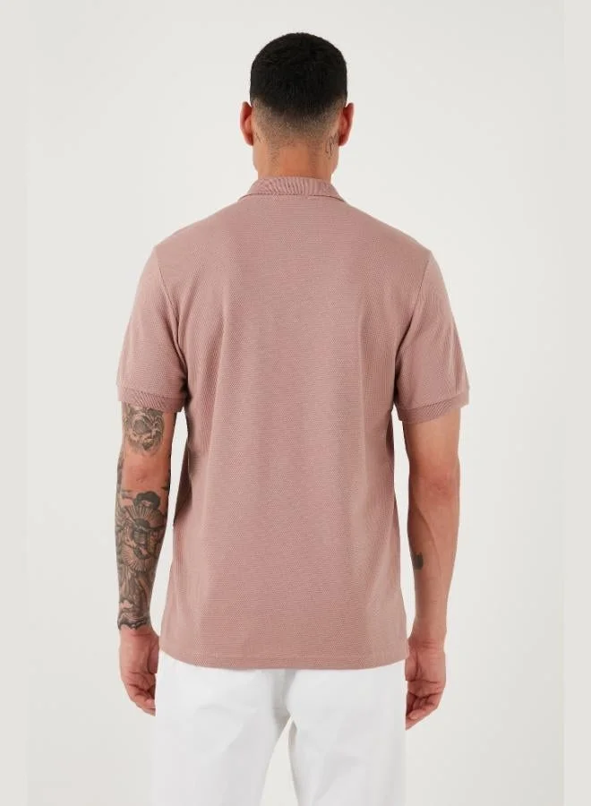 Buratti  Buratti Cotton Regular Fit Zip-Up Polo Collar T-Shirt Men's POLO COLLAR T-SHIRT 5902915 for Men | Best Price UAE