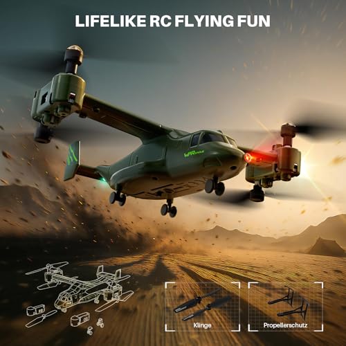 SYMA X550 Military RC Helicopter, 4 Channel Remote Control Helicopter with High & Low Speed, Multiple Stunt Flying, Altitude Hold, Army Model for Display and Collectibles - Image 2