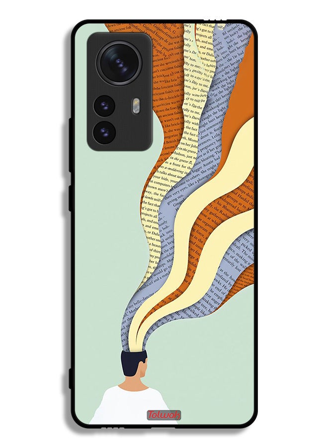 Tolwak Xiaomi 12 Pro Protective Case Cover Data In Mind Art - Image 2