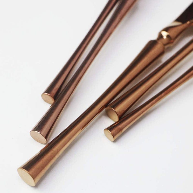 JASHII 20piece 1810 Stainless Steel Rose Gold FlatwareCutleryTableware Set Service for 4 Person Include KnifeForkSpoon Mirror Polished Rose - Image 4