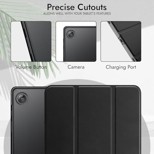 Robustrion Cover for Samsung Galaxy Tab A11 Plus Cover Case 11 inch, Flip Cover Case for Samsung Galaxy Tab A11 Plus Cover/Tab A11+ Tablet Cover with Translucent Back - Black - Image 5